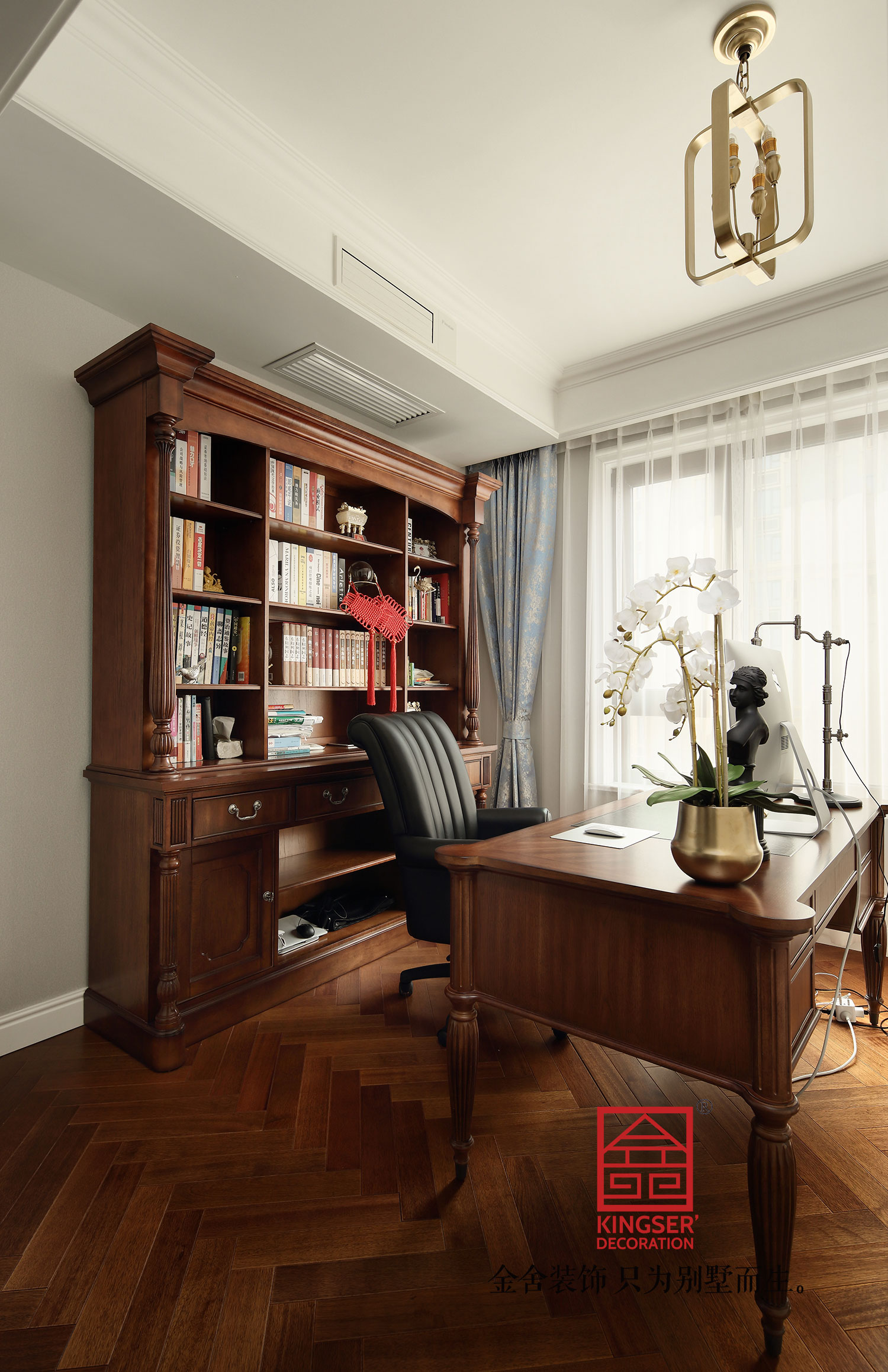 天山九峯210平米歐式風格裝修實景